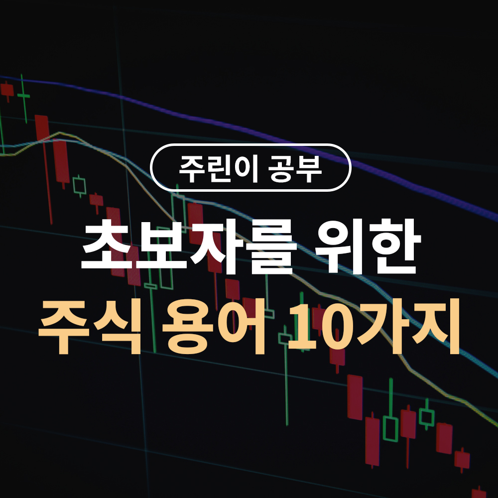 초보자를 위한 주식 용어 10가지 – 이것만 알아도 절반은 성공!